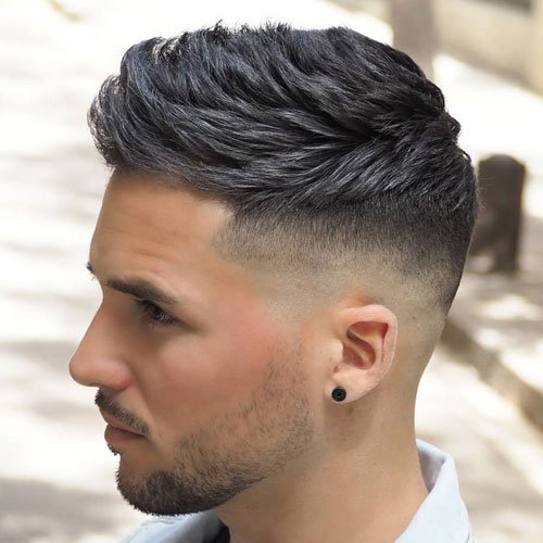 low fade haircut for men