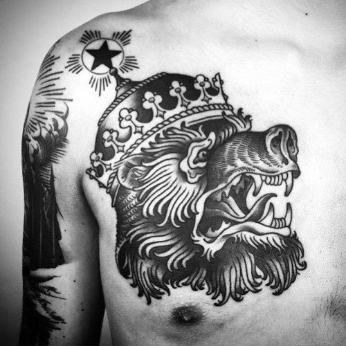 crown tattoos for men