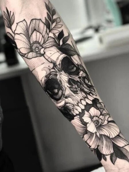 flower tattoos for men