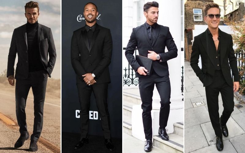 all black fashion for men