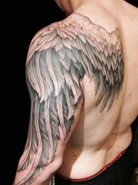 angel tattoos for men