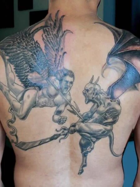 angel tattoos for men