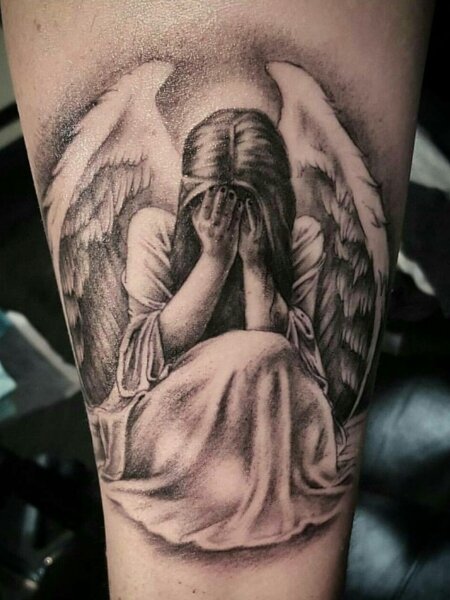 angel tattoos for men
