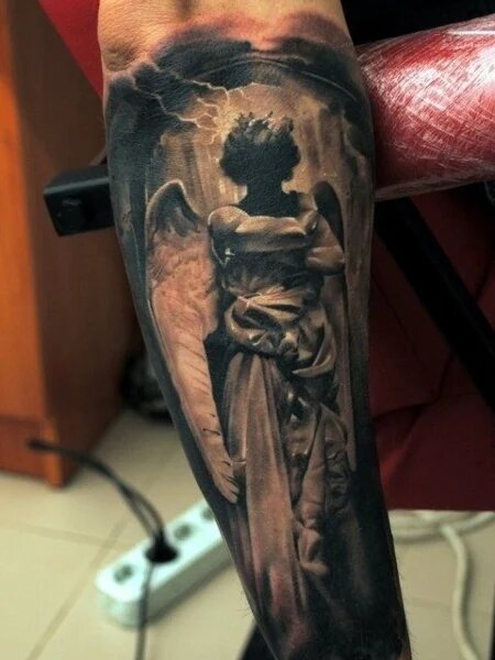 angel tattoos for men