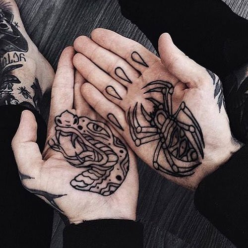 hand tattoos for men