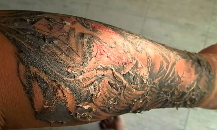 tattoos healing process for men