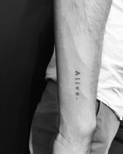 small tattoos for men