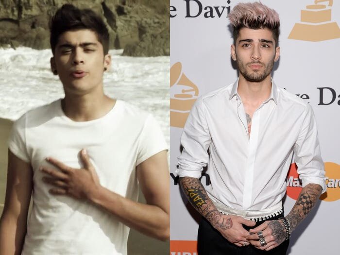 celebrities before and after getting tattoos