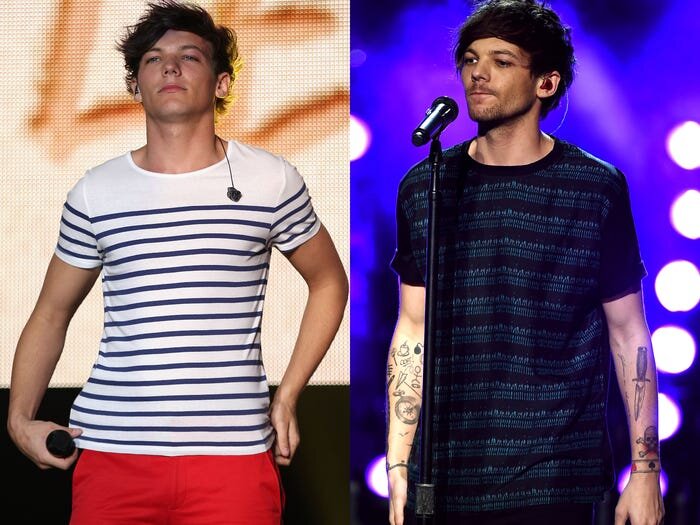 celebrities before and after getting tattoos
