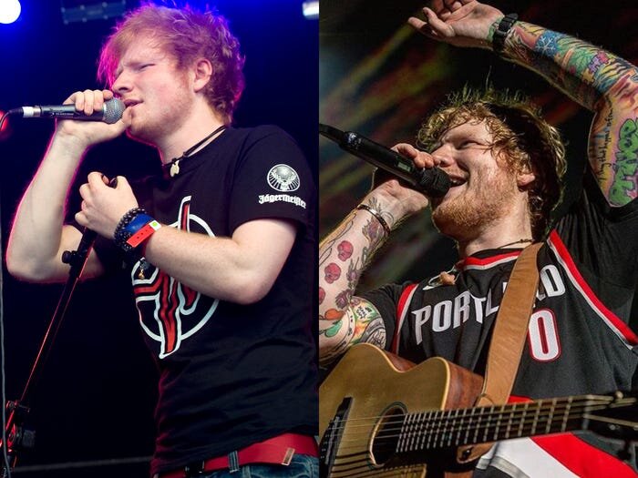 celebrities before and after getting tattoos