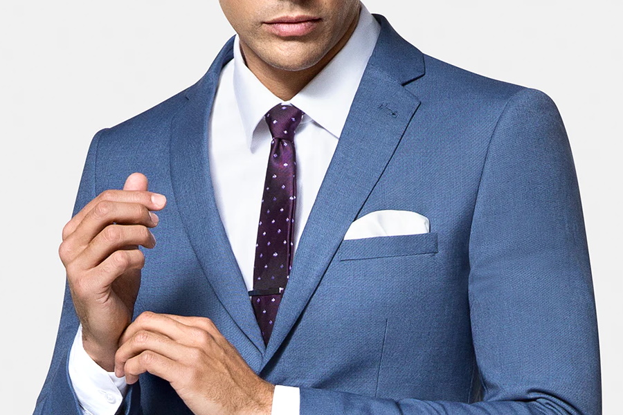 blue suit fashion for men