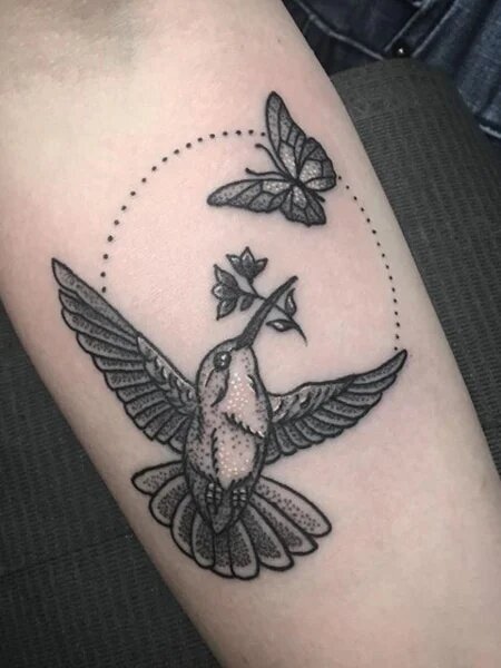 Delicate and Meaningful Hummingbird Tattoos for Men