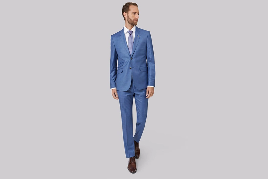 blue suit fashion for men