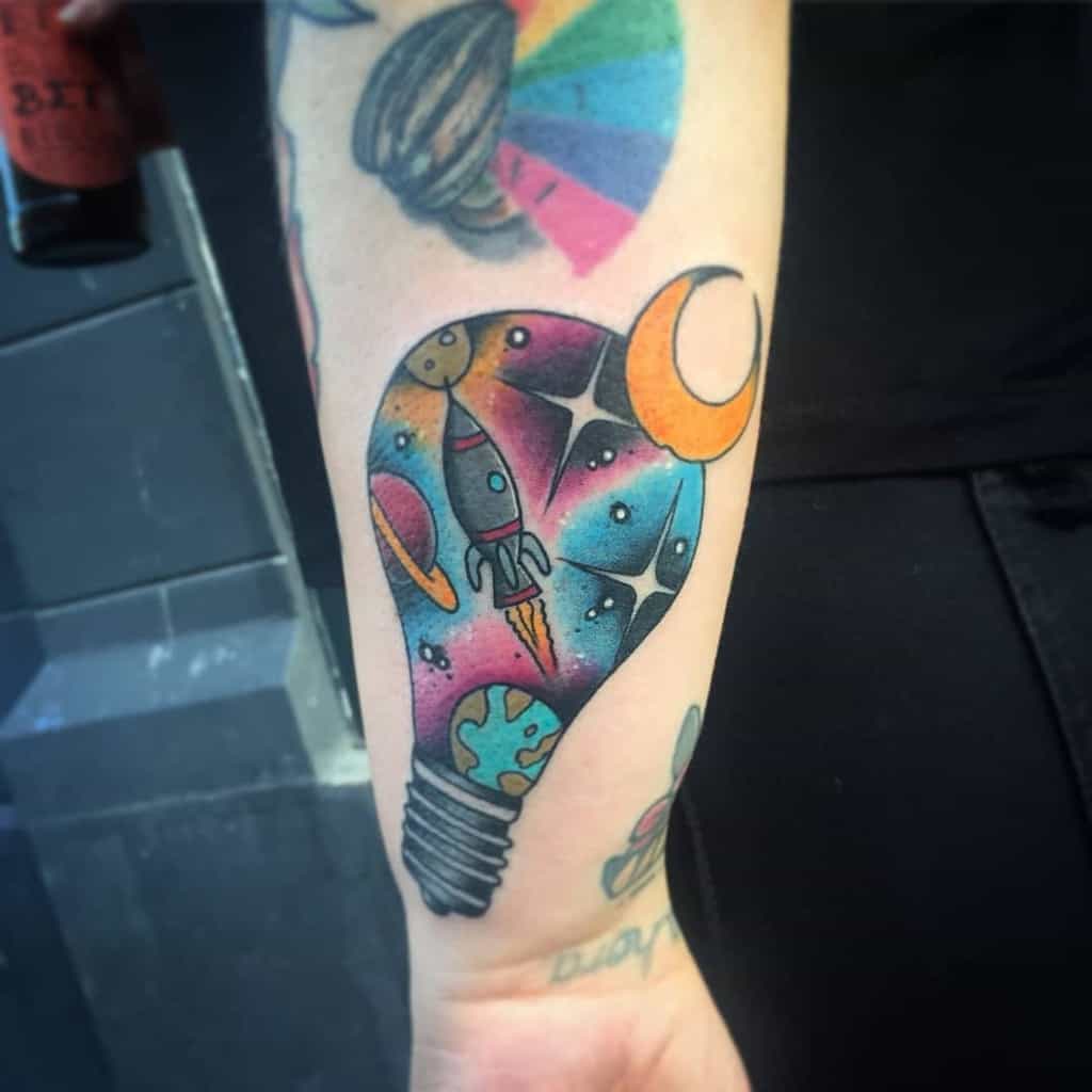 moon tattoos for men