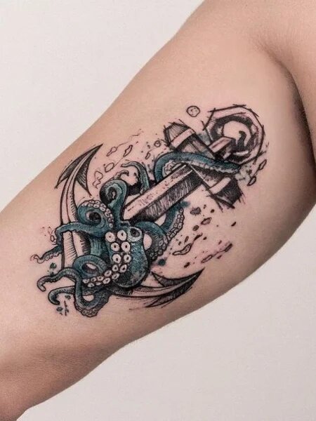 octopus tattoos for men