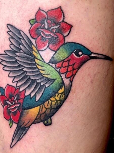 Delicate and Meaningful Hummingbird Tattoos for Men