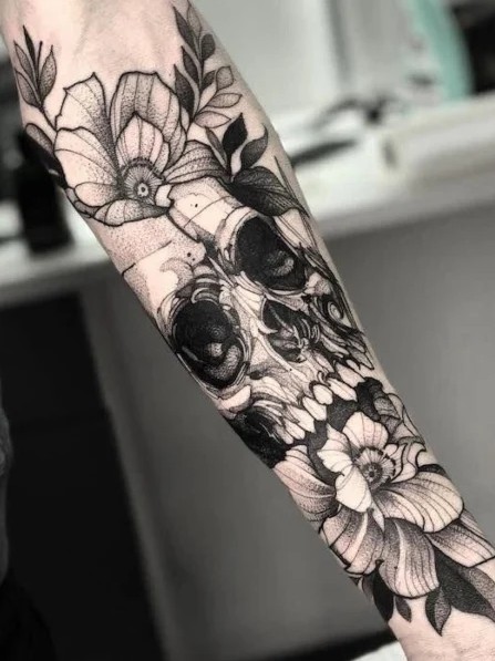 flower tattoos for men