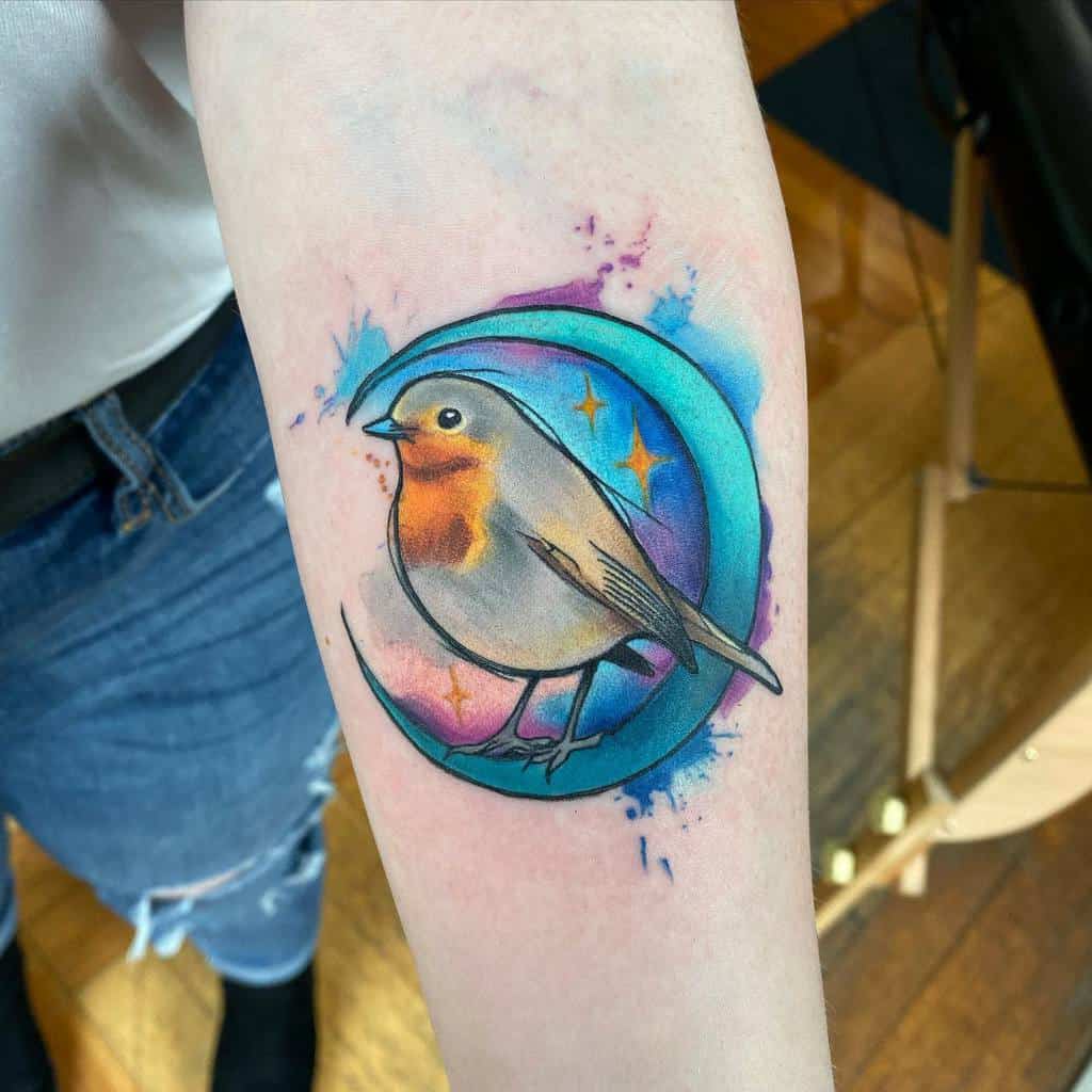 moon tattoos for men
