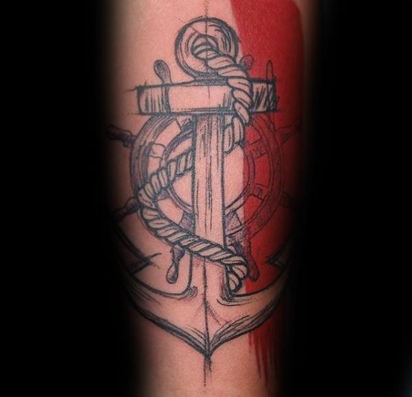 anchor tattoos for men