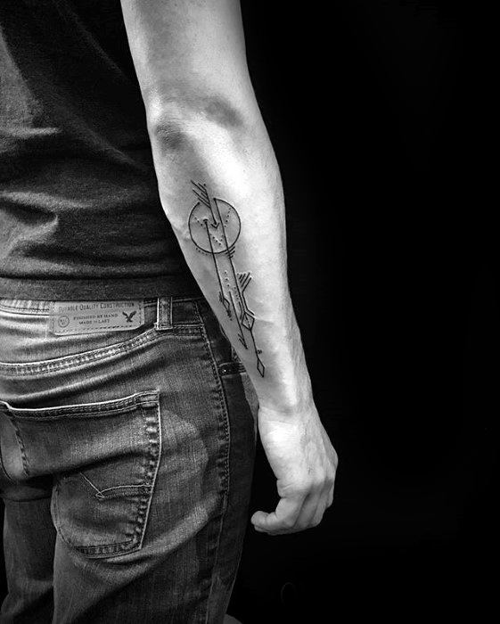 moon tattoos for men