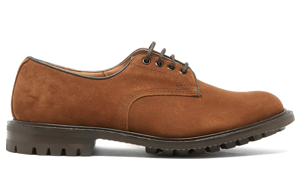 trickers daniel suede derby shoes