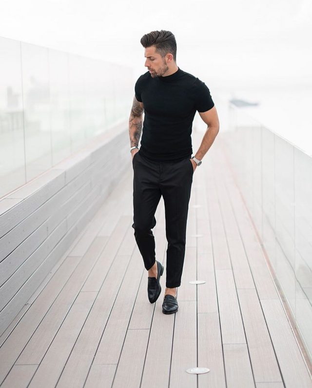 All-Black fashion style for men