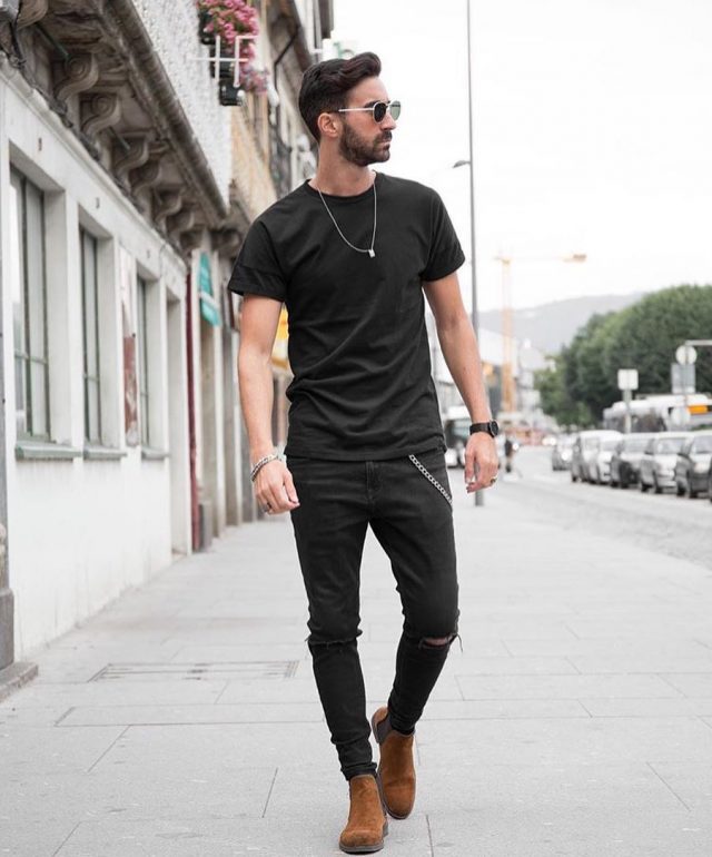 All-Black fashion style for men