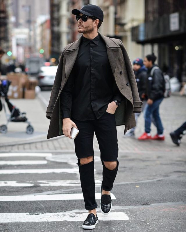 All-Black fashion style for men