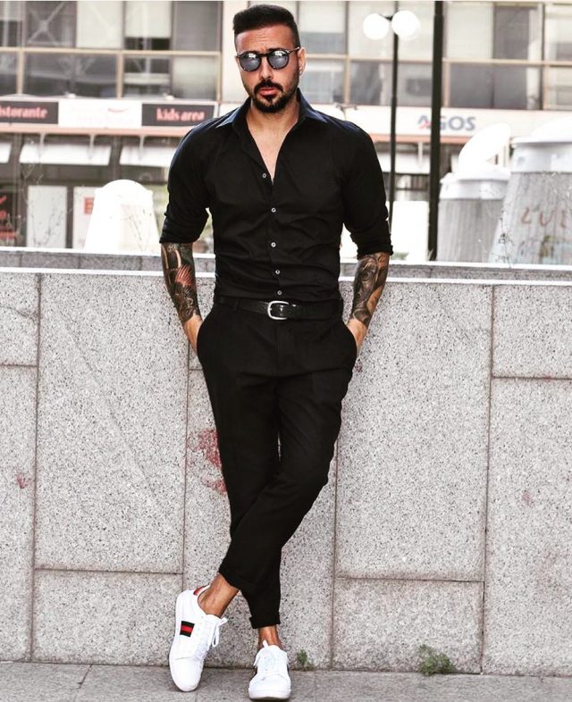 All-Black fashion style for men