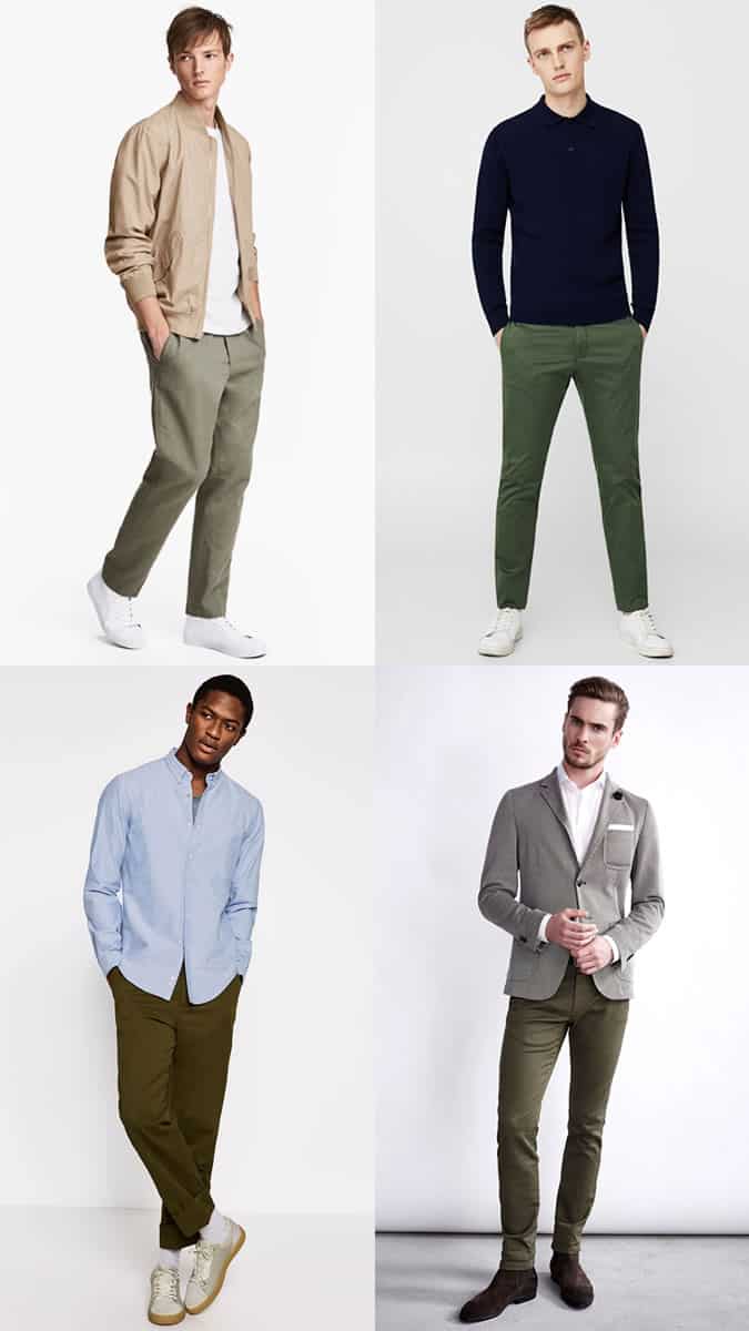 green fashion style for men