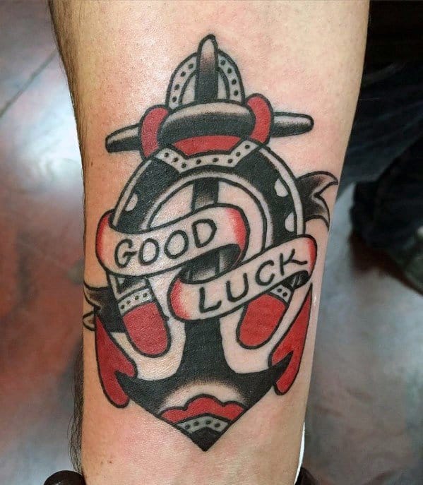 good luck tattoos designs for men