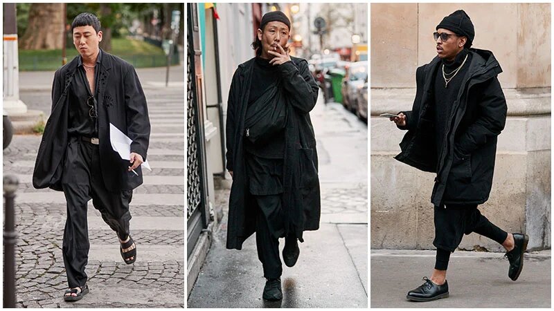 men black fashion