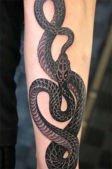 snake tattoos for men