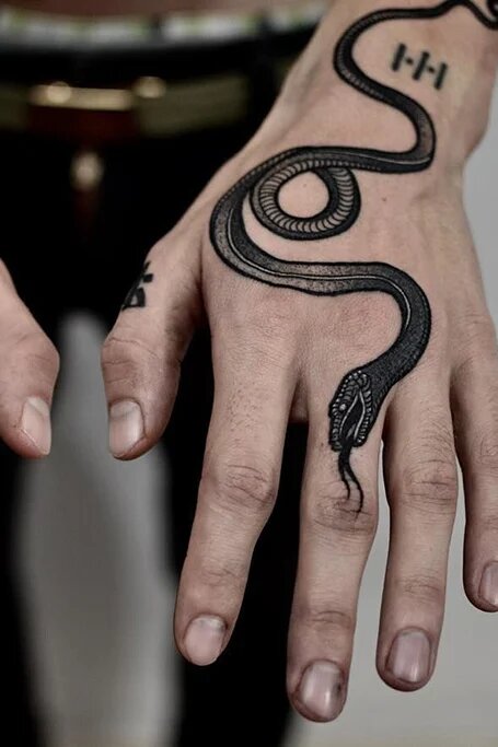 snake tattoos for men