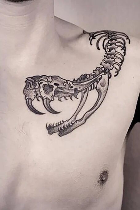 snake tattoos for men