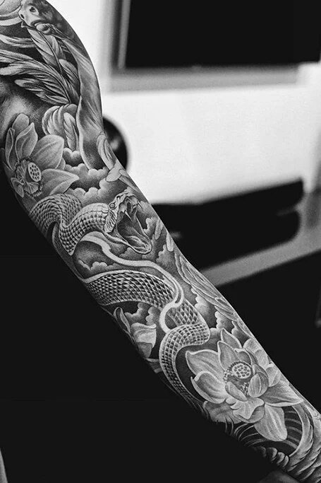 snake tattoos for men