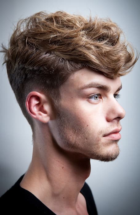 messy hairstyles for men