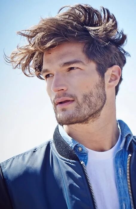 messy hairstyles for men