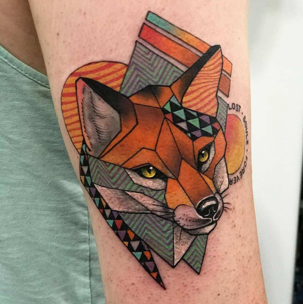 fox tattoos for men