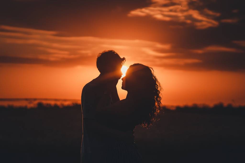 Couple In Sunset