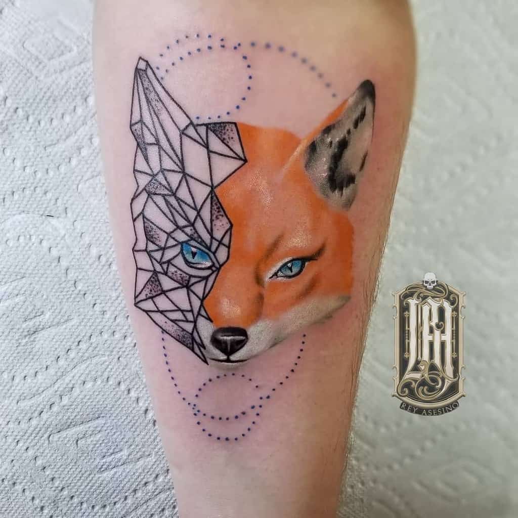 fox tattoos for men