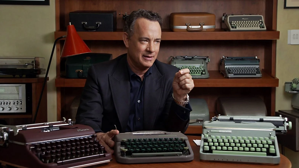 TOM HANKS IS AN AVID COLLECTOR OF TYPEWRITERS