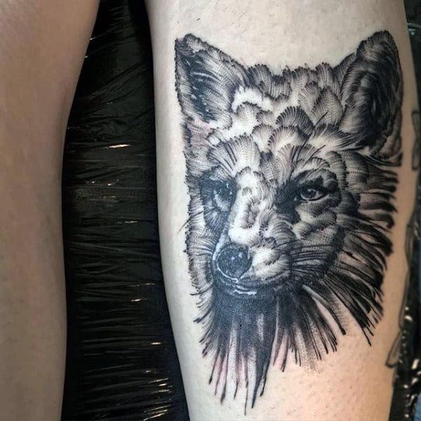 fox tattoos for men