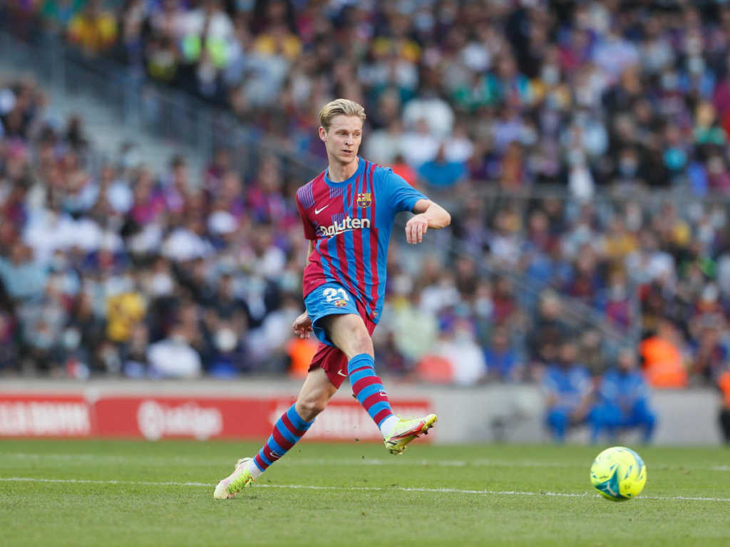 Struggling Barcelona 'are ready to sell midfield star Frenkie de Jong for £75m with Man City a possible option', as the cash-strapped Catalans look to raise funds for boss Xavi to spend in the January window