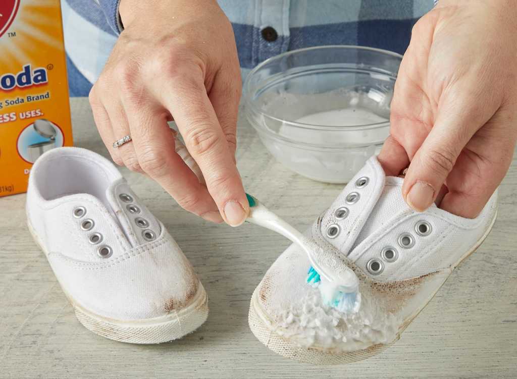 Clean White Shoes With Baking Soda