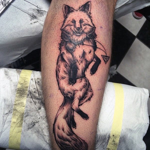 fox tattoos for men