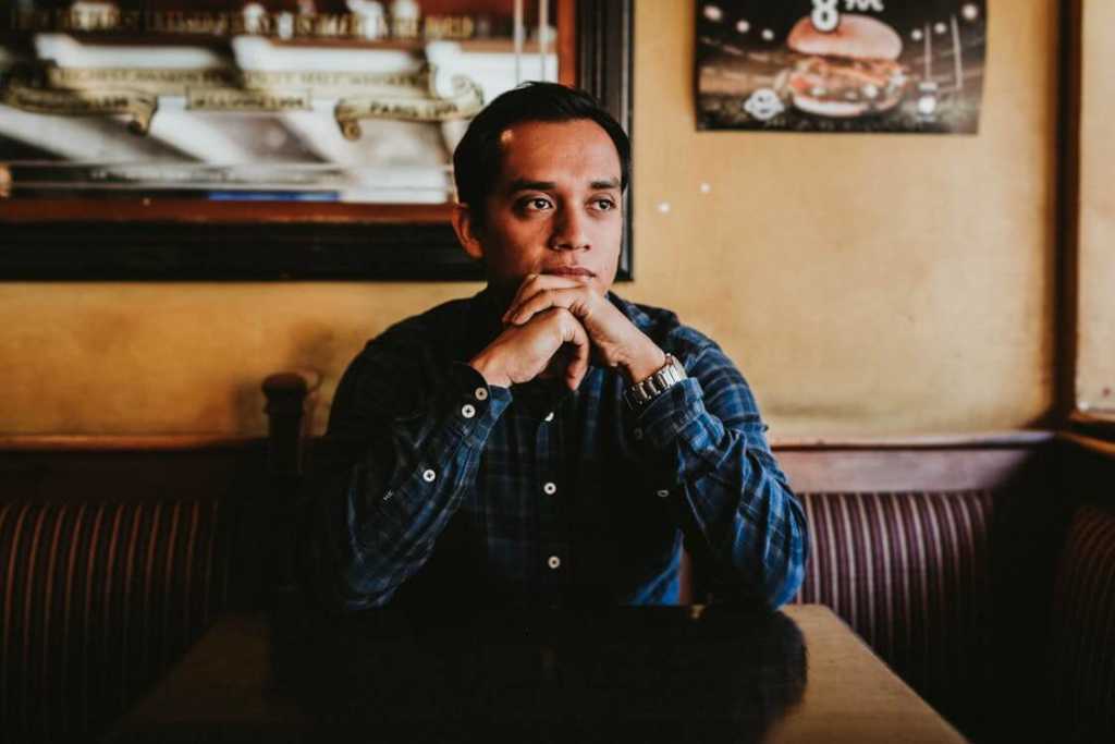  man Thinking About Someone 