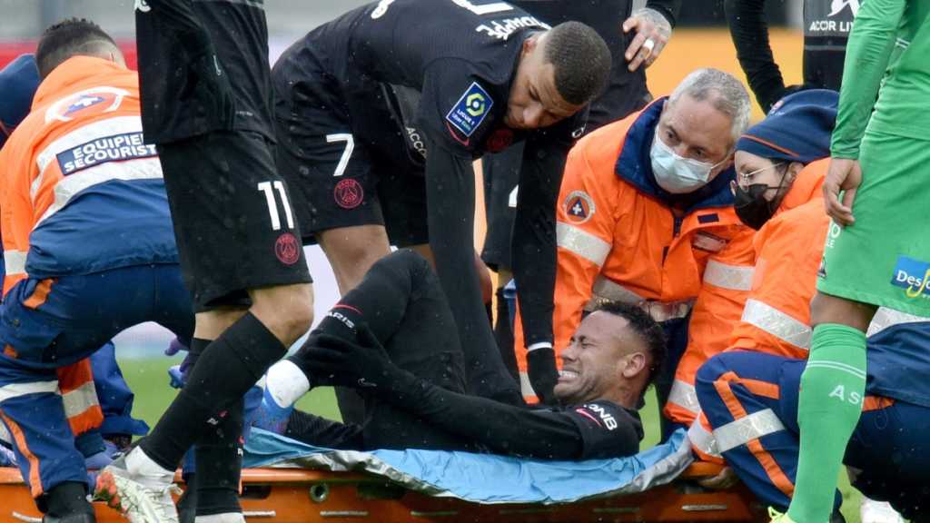 PSG star Neymar ruled out for up to 8 weeks with ankle injury 