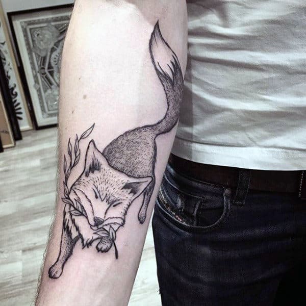 fox tattoos for men