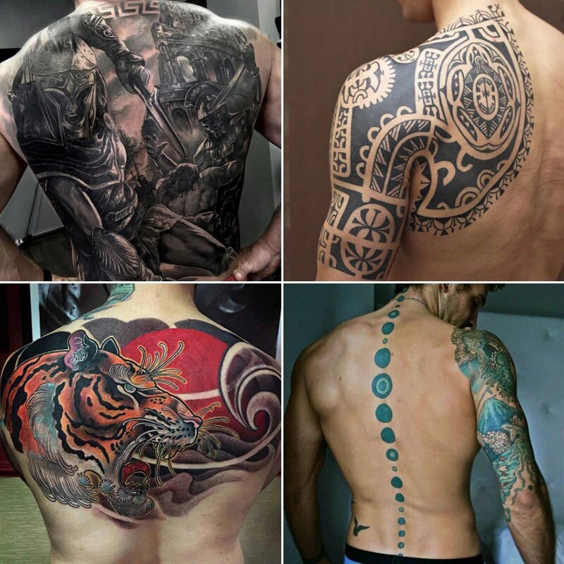 back tattoos for men